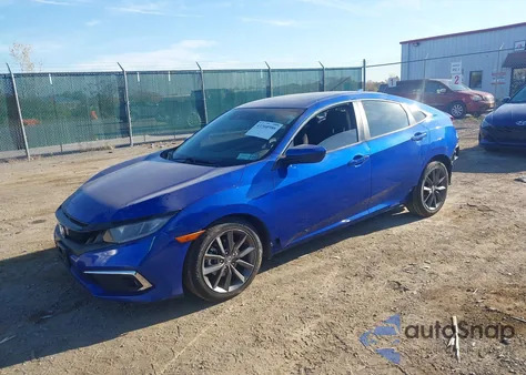 2020 Honda Civic Ex из США, поврежденный, VIN 19XFC1F30LE201238